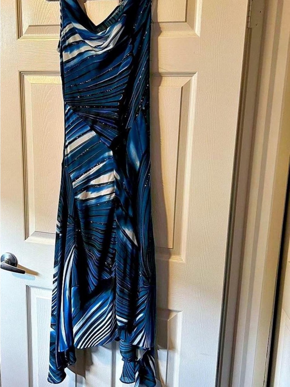 robbie bee blue/white beaded fairy silk dress (realisation par cora dress dupe)